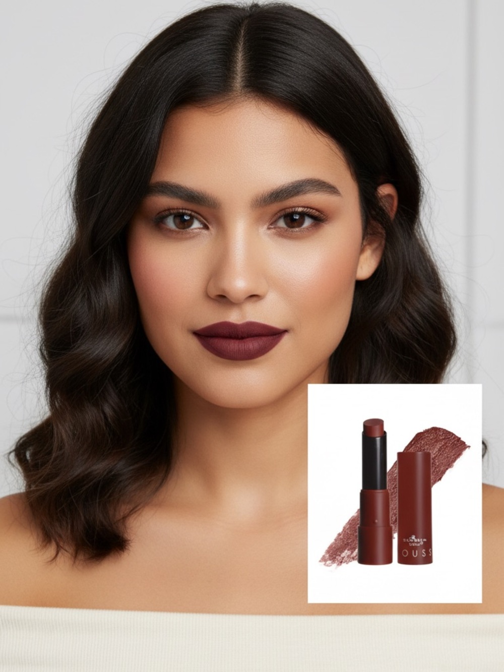 NEW Maroon - Italia Deluxe Mousse Matte Lipstick Single